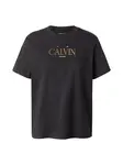 Calvin Klein Jeans Tričko 'CLASSIC'  zlatá / čierna