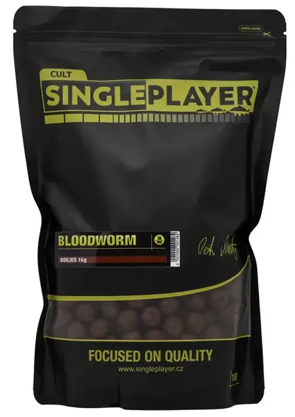 Singleplayer boilies bloodworm - 1 kg 16 mm