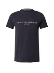 TOMMY HILFIGER Tričko  tmavomodrá / červená / biela