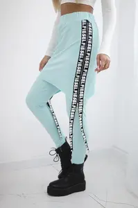 Pants/suit with mint selfie inscription