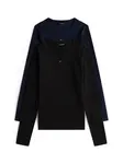 Tommy Jeans Tričko 'ESSENTIAL'  námornícka modrá / čierna