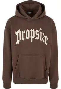 Dropsize Mikina  béžová / čokoládová