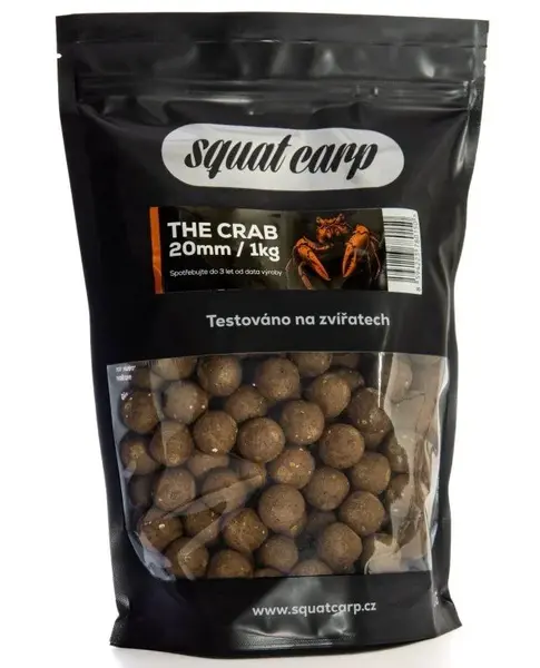 Squat carp boilies the crab - 5 kg 20 mm