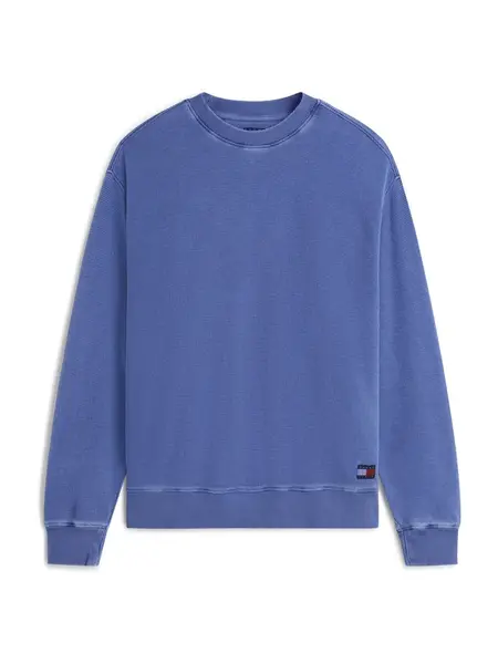 Tommy Jeans Mikina 'Waffle Relaxed'  zafírová