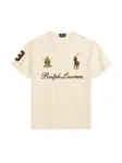 Polo Ralph Lauren Tričko  krémová / hnedá / horčicová