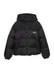 Pull&Bear Zimná bunda 'PACIFIC'  čierna / biela