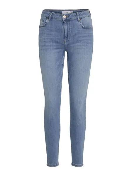 VILA Džínsy  modrá denim
