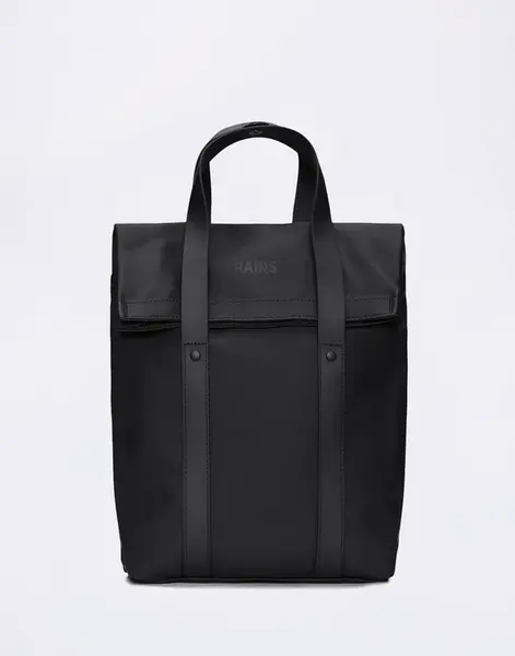 Rains 2 Way Tote Backpack Mini 01 Black