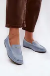 Dámské mokasíny s malým zlatým detailem