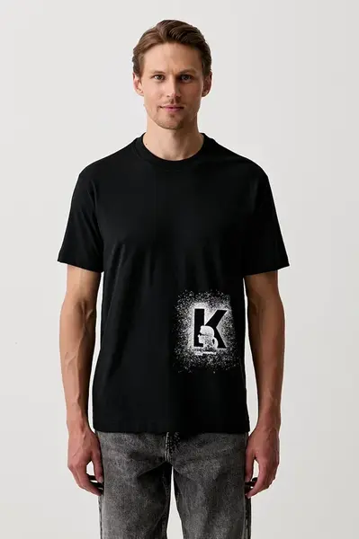 Karl Lagerfeld Jeans tričko pánské s bavlnou