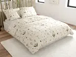 Polybavlněné povlečení INSECTA POLY krémové Rozměr povlečení: 70 x 90 cm | 140 x 200 cm