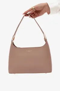 Flora&Co Béžová kabelka z umelej kože Gretta