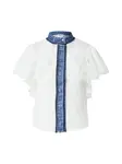 Liu Jo Blúzka  modrá denim / biela
