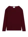 JUST CASHMERE Sveter 'Fiona'  bordová