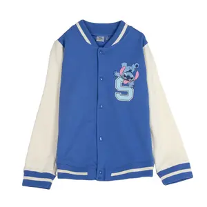 JACKET COTTON BRUSHED BASEBALL STITCH