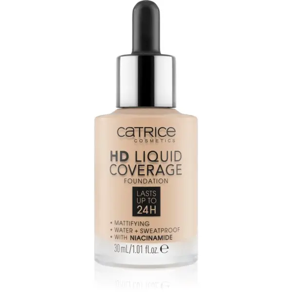Catrice HD Liquid Coverage make-up odstín 010 Light Beige 30 ml