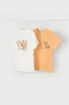 Dětské bavlněné tričko Mayoral 2-pack