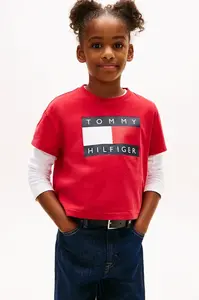 Tommy Hilfiger Dětské bavlněné tričko Tommy Hilfiger