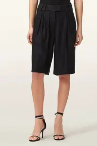 AllSaints šortky dámské se lnem CHARLEY