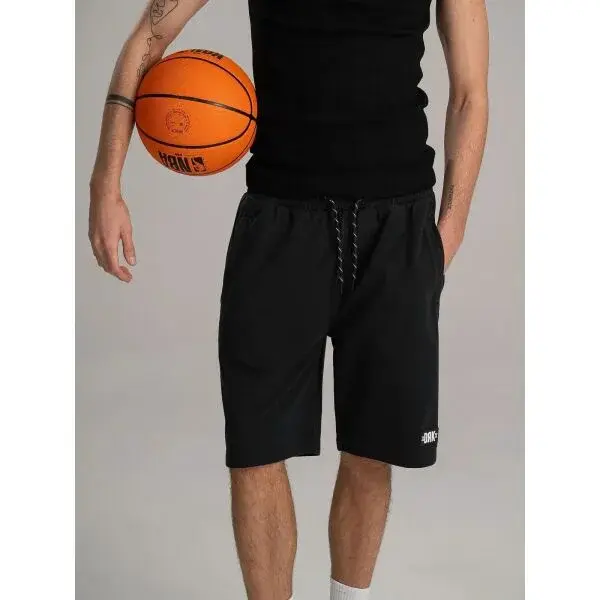 DRK DALTON ZIP Pánské kraťasy, černá, velikost