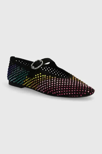 Semišové baleríny Kurt Geiger London Mayfair Ballet Flat
