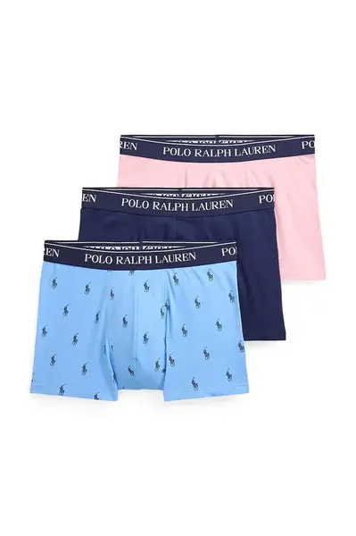 Polo Ralph Lauren Boxerky pánské bavlněné s elastanem 3-pack
