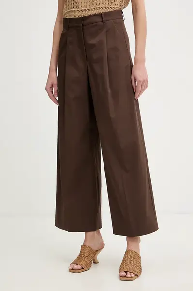 Weekend Max Mara kalhoty ženské bavlněné s elastanem BELLICO