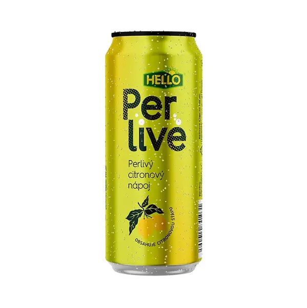 HELLO Perlivé citron 330 ml x 12 kusů