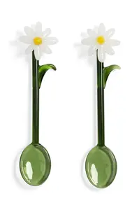 Sada čajových lžiček &k amsterdam flora white 2-pack