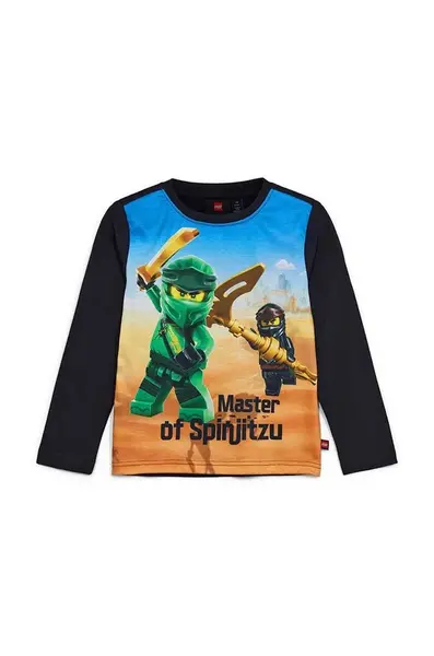 Dětské bavlněné tričko s dlouhým rukávem Lego
