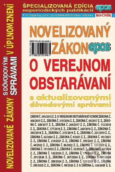 Novelizovaný zákon o verejnom obstarávaní