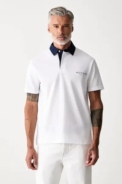Tommy Hilfiger polo tričko pánske s bavlnou