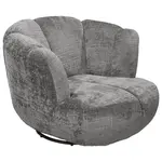 MID.YOU KŘESLO, textil, šedá