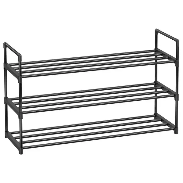 Boxxx REGÁL NA BOTY, černá, 92/54/30 cm