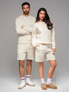 Ombre UNISEX sweatshirt + shorts set