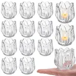 26Pcs Glass Candle Cups