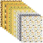 12Pcs 2 Styles Cotton Fabric