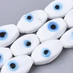 Handmade Evil Eye Lampwork Beads Strands