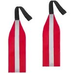 2Pcs Oxford Fabric Reflective Safety Flag for Kayaks