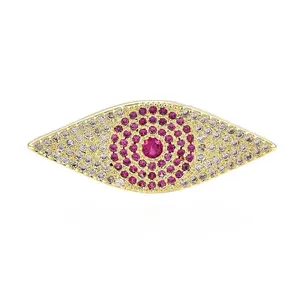 Cubic Zirconia Horse Eye Open Cuff Ring