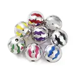 UV Plating Rainbow Iridescent Acrylic Beads