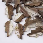 Transparent Resin & Wood Cabochons