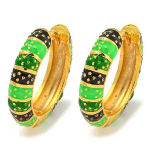Rack Plating Brass Hoop Earrings