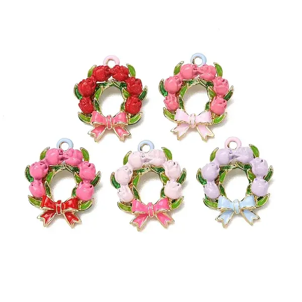 Alloy Enamel Pendants