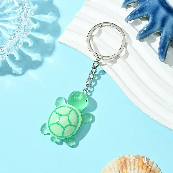 Tortoise Resin Keychain