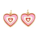 Brass Enamel Pendants