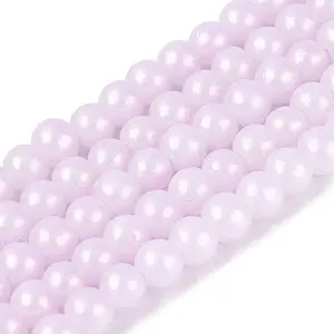 Baking Paint Glass Pearl Beads Strands