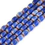 Handmade Millefiori Glass Barrel Beads Strands
