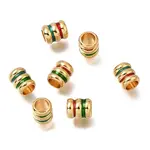 Brass Enamel Beads