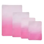 50Pcs 4 Style Two Tone Rectangle Plastic Zip Top Gift Bags